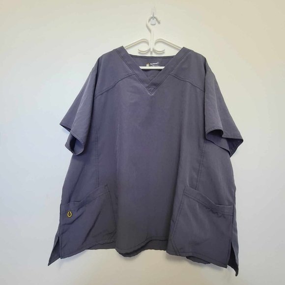 Plus Size Scrub Top - Picture 1 of 3